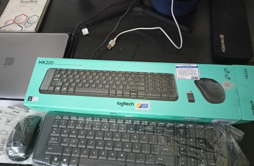 Logi Tech Keyboard+mouse combo আড়াই…