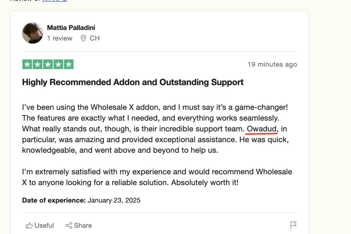 Highly Recommended Addon and Outstanding Support