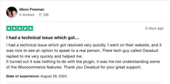 I had a technical issue which got…